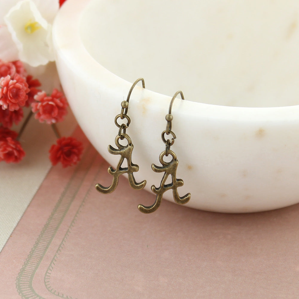 Alabama Vintage Logo Earrings