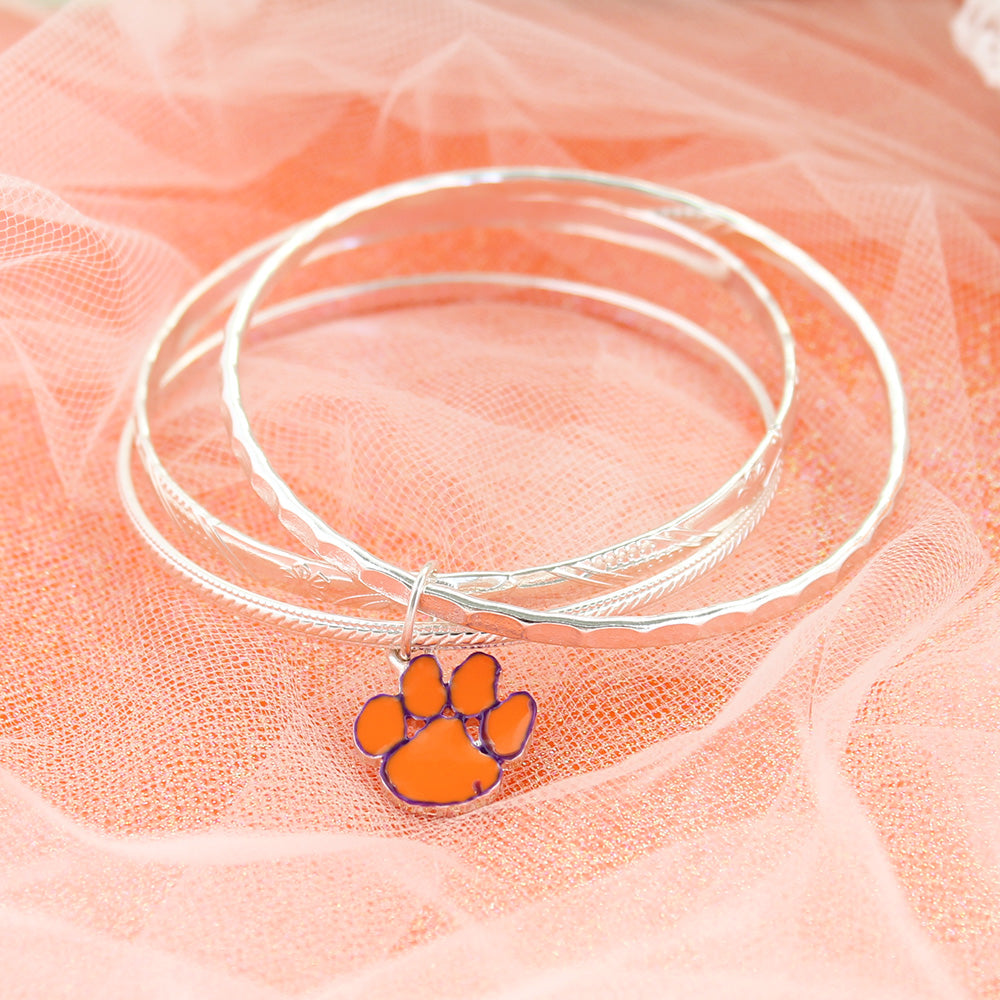 Clemson Bangle Bracelet