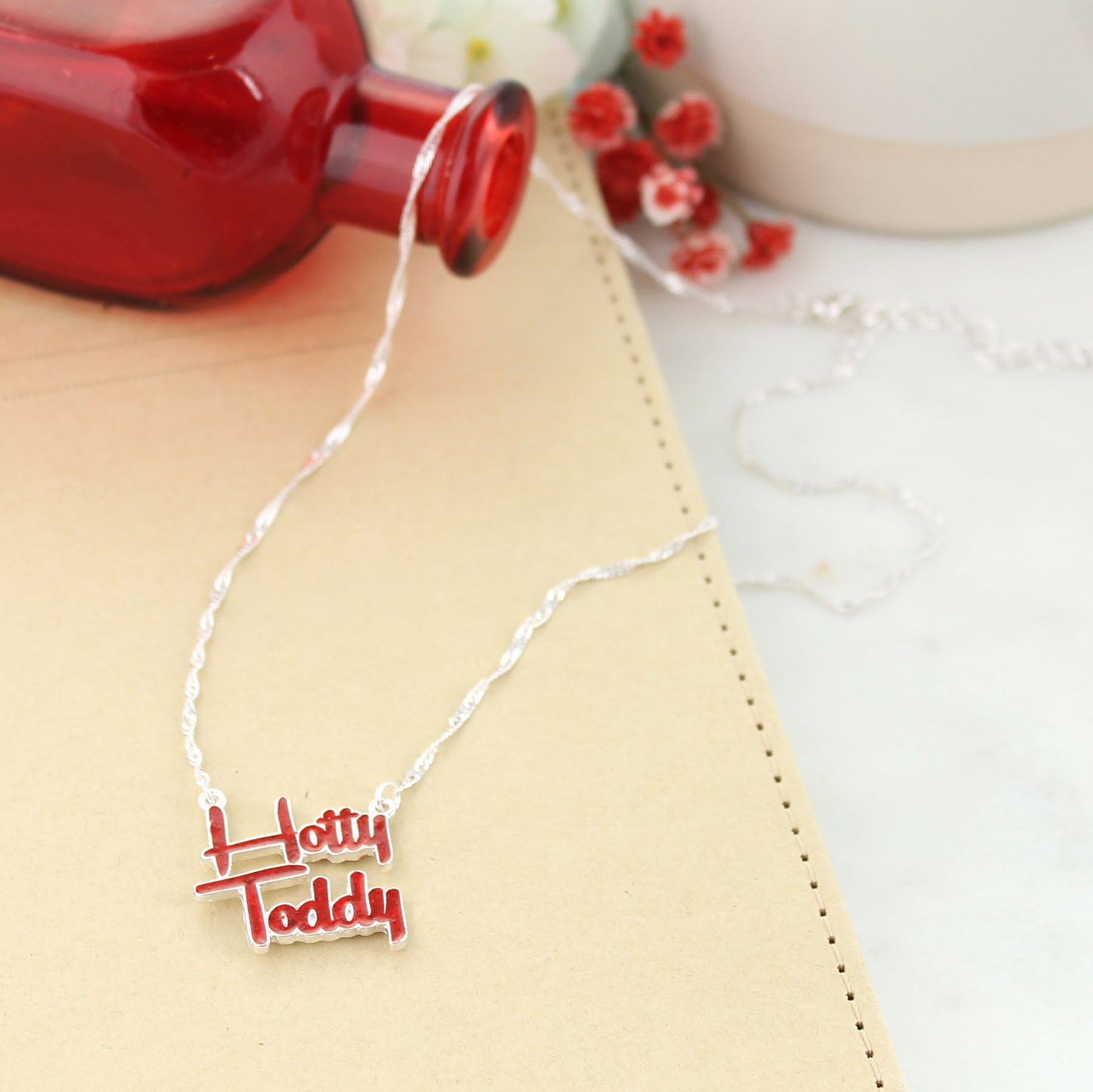 Ole Miss Slogan Necklace