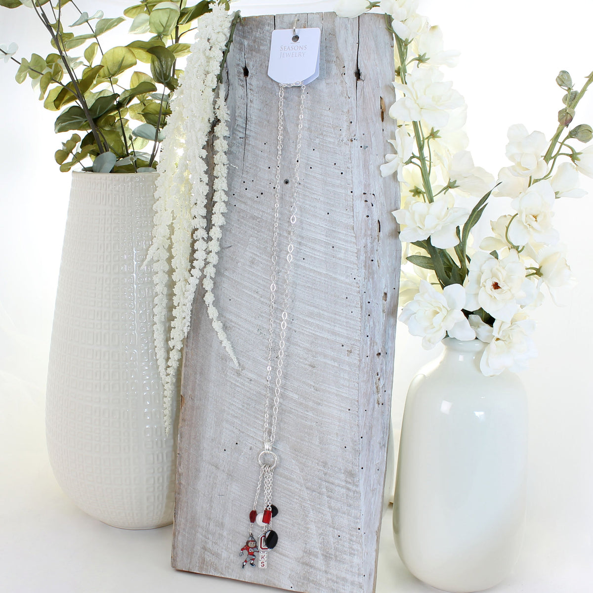 Ohio State Cluster Necklace