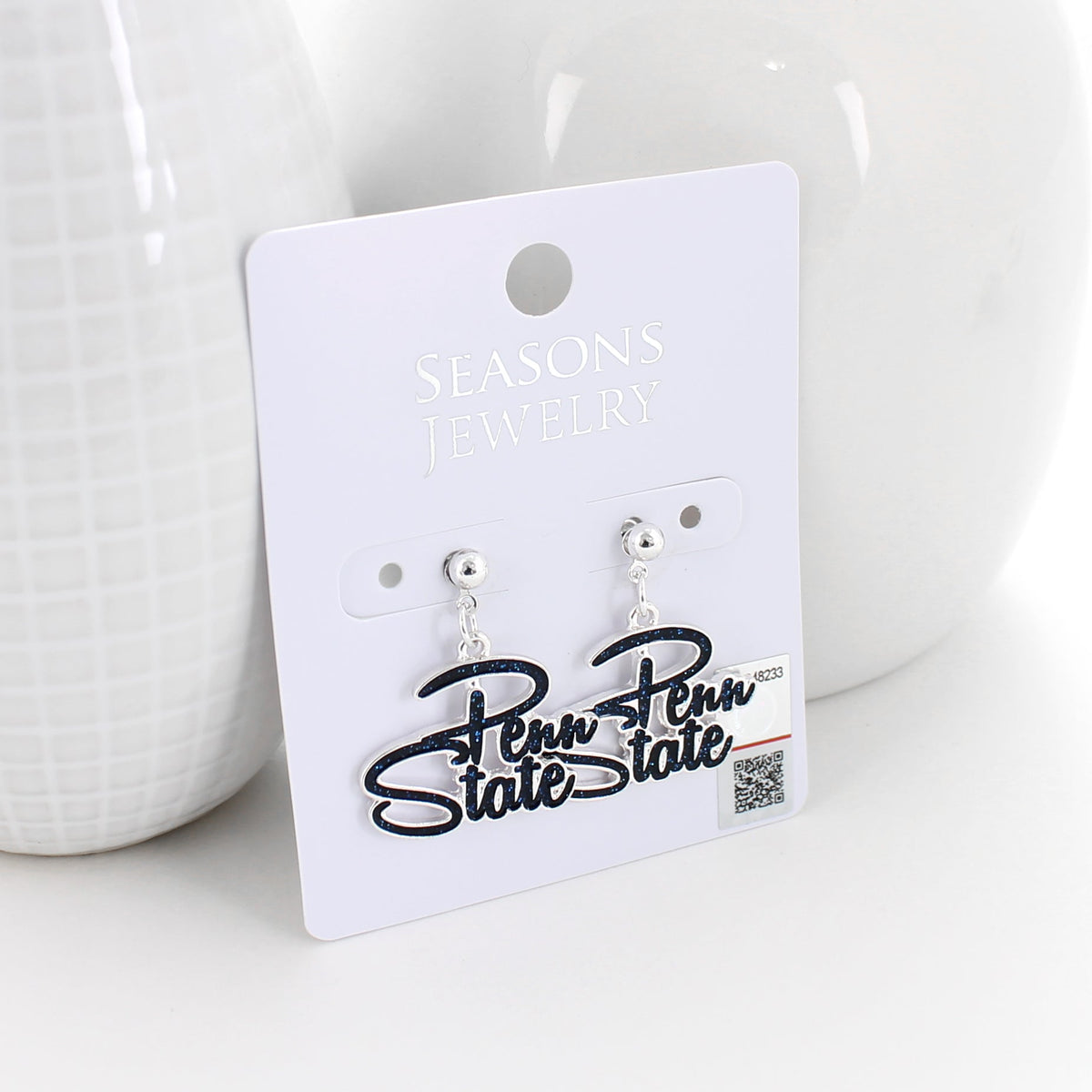 Penn State Slogan Earrings