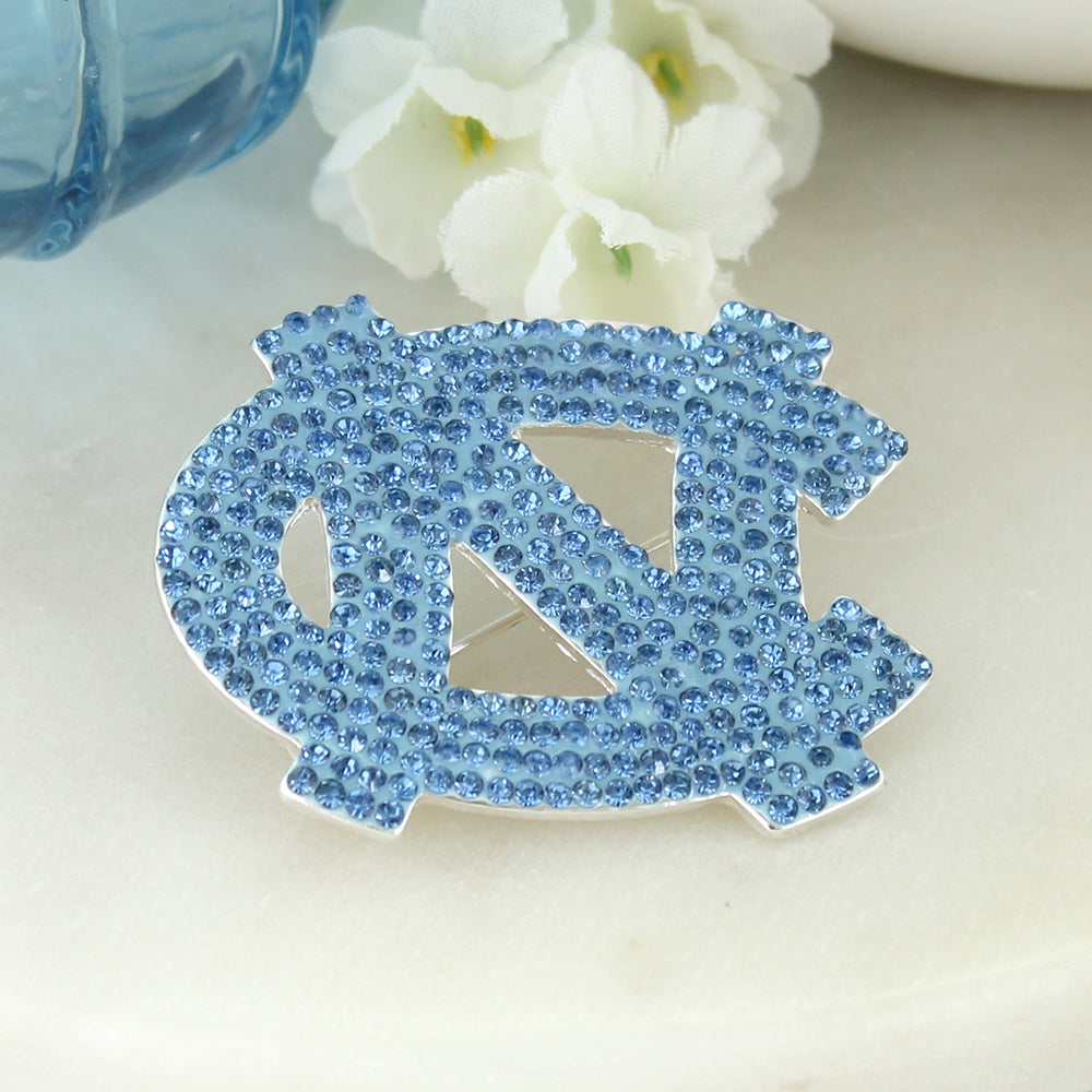 North Carolina Crystal Logo Convertible Pin/Pendant