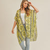 Aztec Print Kimono - Lemon - Fan Sparkle