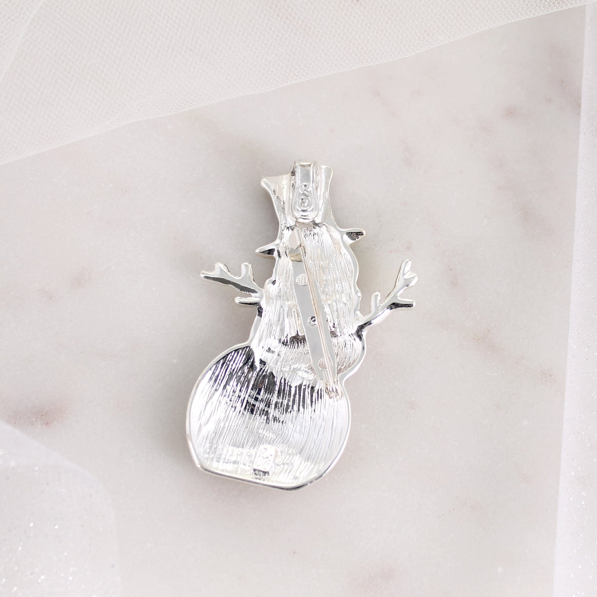 Enamel Snowman Convertible Convertible Pin/Pendant