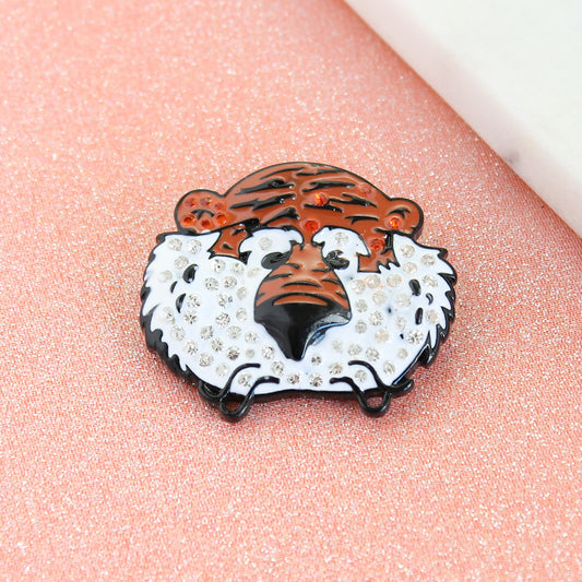 Auburn “Aubie” Crystal Logo Pin