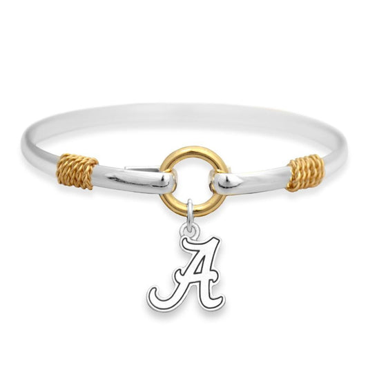 Alabama Logo Bangle Bracelet - Fan Sparkle