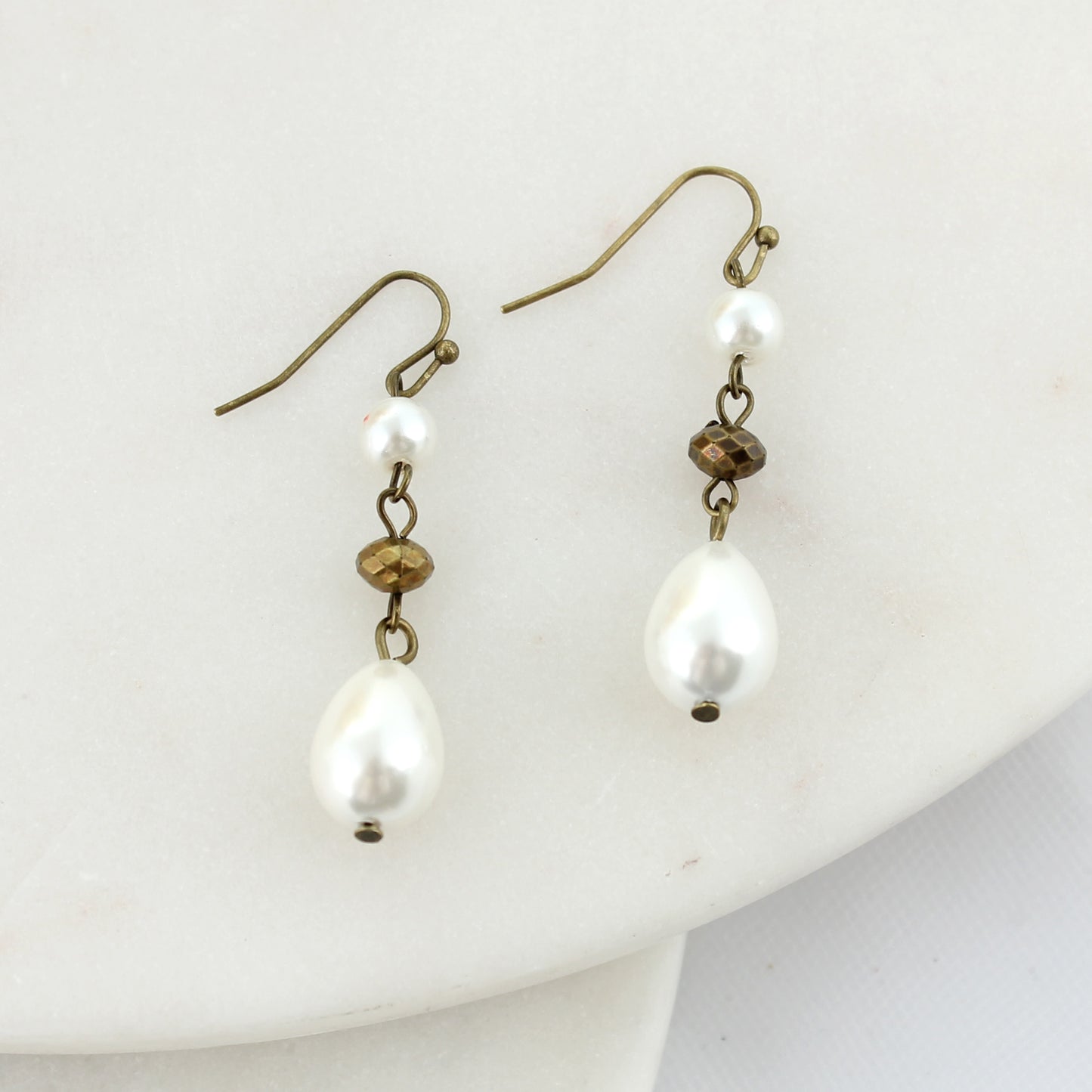 Teardrop Pearl Earrings