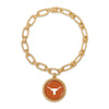 Texas Chain Link Bracelet (Gold) - Fan Sparkle