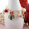 Vintage Christmas Charm Bracelet