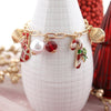 Vintage Christmas Charm Bracelet