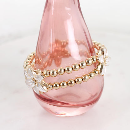 Easter Lily Stretch Bracelet