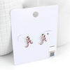 Alabama Enamel Logo Stud Earrings