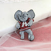 Alabama "Big Al" Crystal Logo Convertible Pin/Pendant