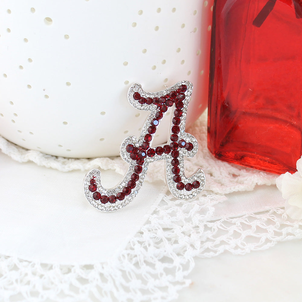 Alabama Crystal Logo Convertible Pin/Pendant