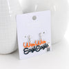 Auburn Slogan Earrings