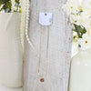 18” Auburn Gold & Enamel Logo Necklace