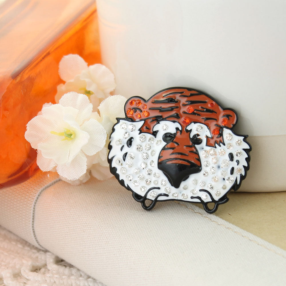 Auburn "Aubie" Crystal Convertible Pin/Pendant