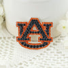 Auburn Crystal Logo Convertible Pin/Pendant