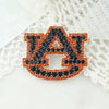 Auburn Crystal Logo Convertible Pin/Pendant