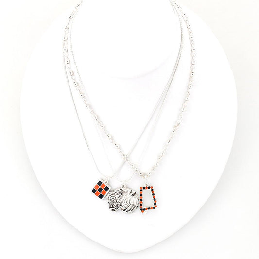 Auburn Traditions Trio Necklace