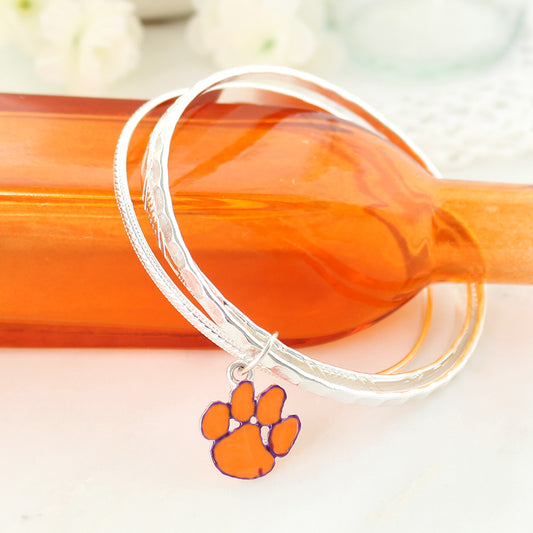 Clemson Bangle Bracelet