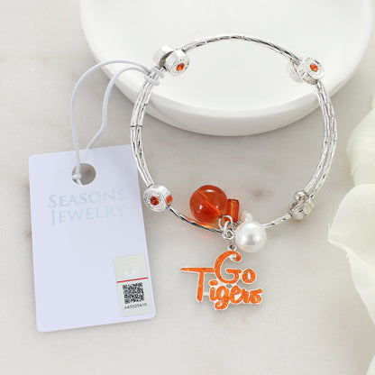 Clemson Slogan Bracelet