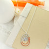 34” Clemson Crystal Loop Necklace