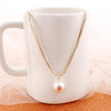 18” Clemson Gold & Pearl Logo 3-Strand Necklace