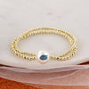 Florida Gold & Pearl Logo Stretch Bracelet Set