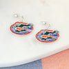 Florida Gator Crystal Earrings