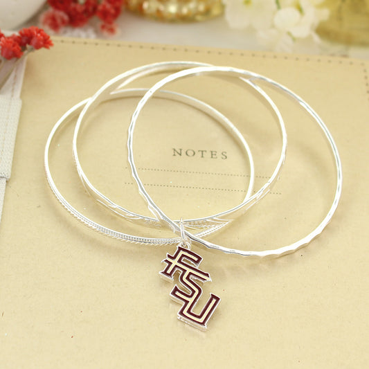 Florida State Bangle Bracelet