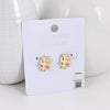 Florida State Shiny Gold Logo Stud Earrings