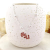 FSU Glitter Enamel Logo Necklace