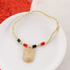 Georgia Gold & Tube Bead Stretch Bracelet