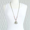 34” Georgia Vintage Style Cutout Slogan Necklace