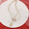 Georgia Gold & Tube Bead Trio Necklace Set