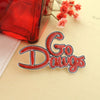 Georgia "Go Dawgs" Slogan Pin