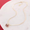 South Carolina Gold & Enamel Logo Necklace