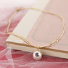 18” South Carolina Gold & Pearl Logo 3-Strand Necklace