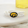 Iowa Glitter Enamel Logo Stretch Bracelet Set