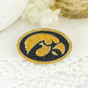 Iowa Crystal Logo Pin