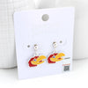 Kansas Enamel Logo Earrings