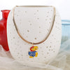 Kansas Gold & Enamel Logo Necklace