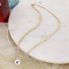 18" Kansas Gold & Pearl Logo 3-Strand Necklace