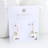 LSU Pearl Logo Hoop Earrings