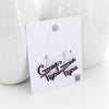 LSU Slogan Earrings