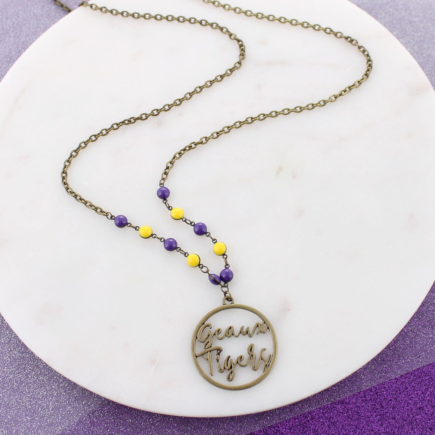 LSU Slogan Cutout Gift Set