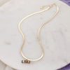 LSU Gold & Enamel Logo Necklace