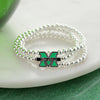 Marshall Glitter Enamel Logo Stretch Bracelet Set