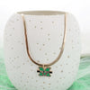 Marshall Gold & Enamel Logo Necklace